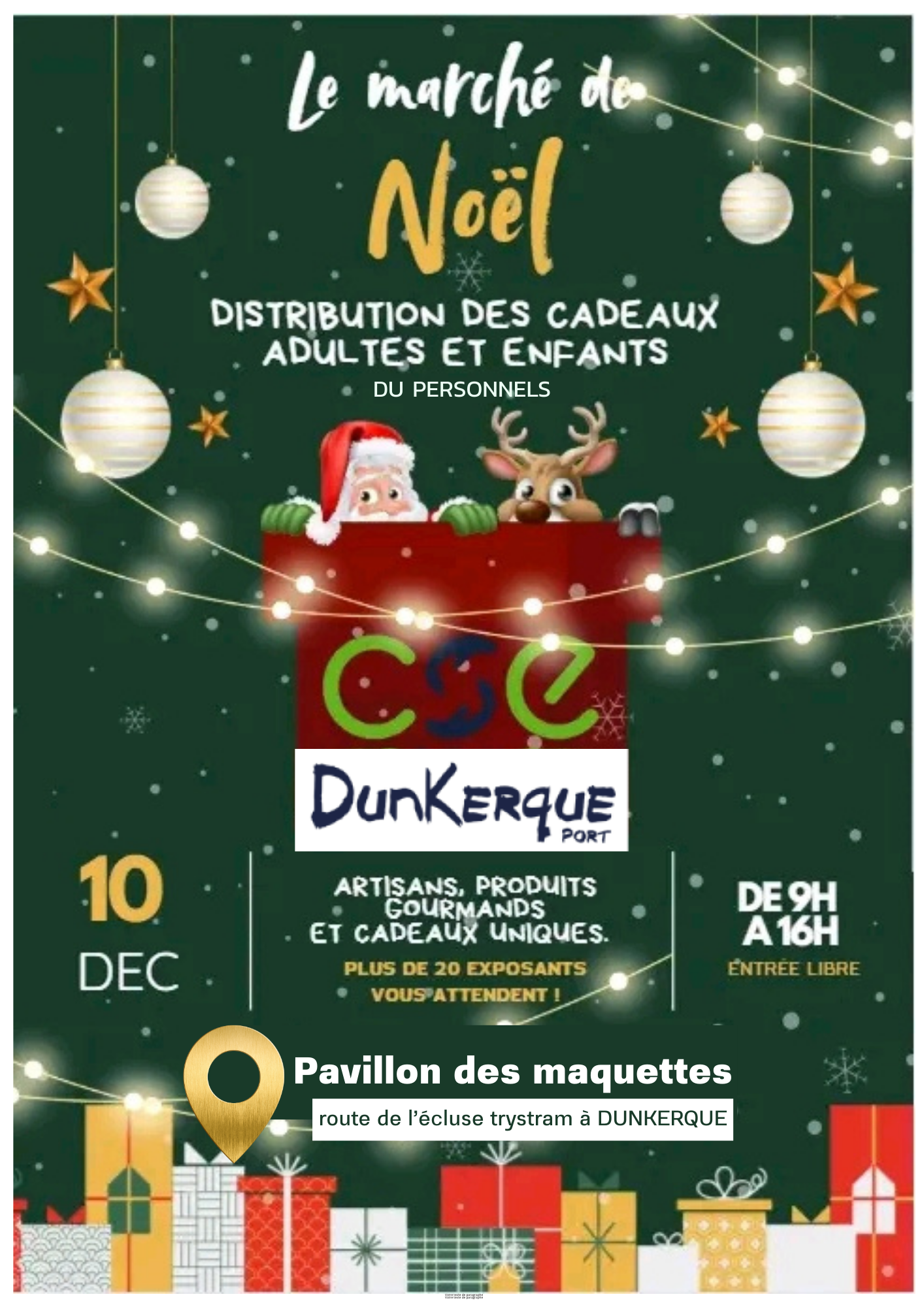 Marché de Noël au Pavillon des Maquettes